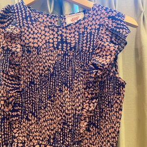 Banjanan blue and pink maxi dress.